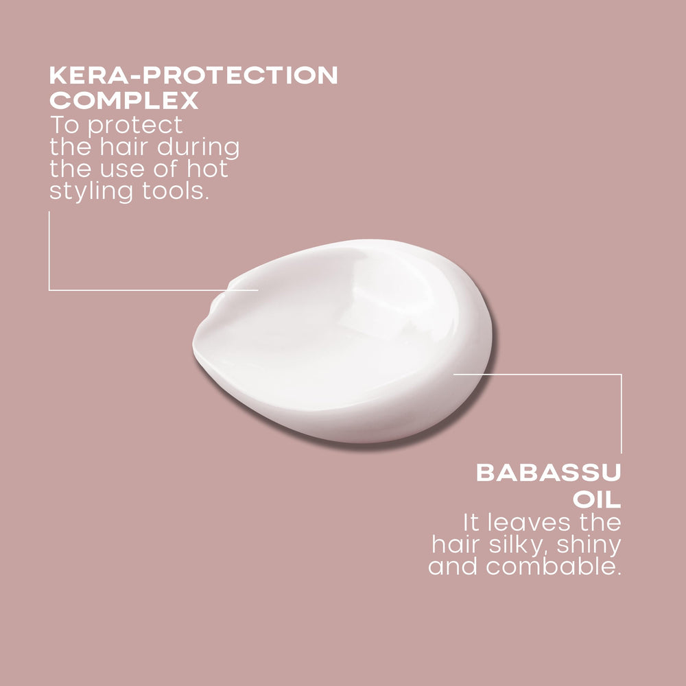 ALFAPARF MILANO babassu oil ingredient bottle highlighting nourishing shine