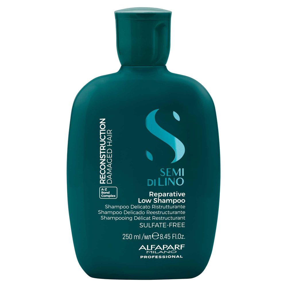 Alfaparf Milano shampoo pump close-up for easy dispensing