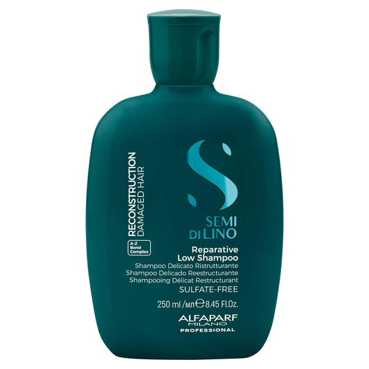 Alfaparf Milano shampoo pump close-up for easy dispensing