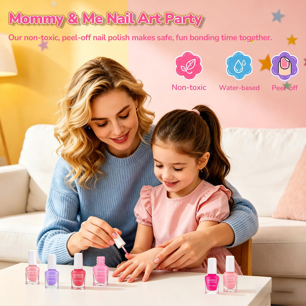 ALIKOSSTOR open kit layout with bottles displayed for easy selection and parent convenience