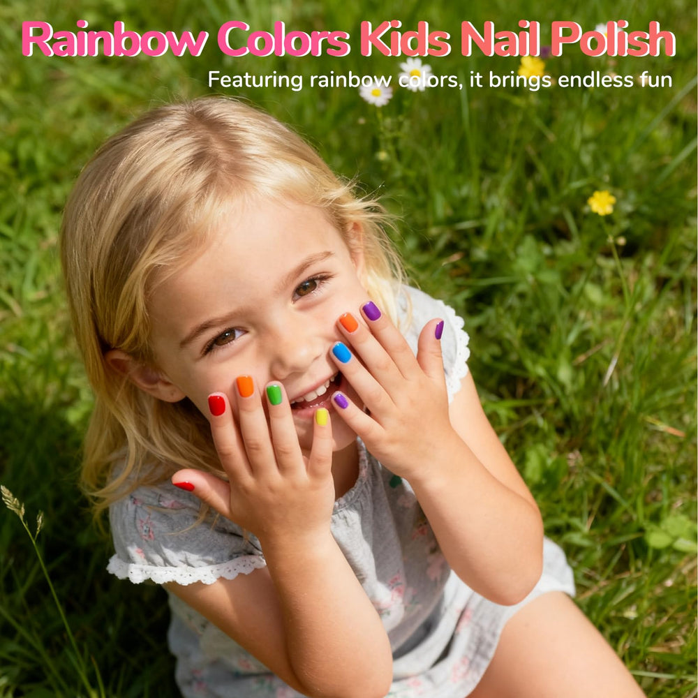 ALIKOSSTOR open set with ten nail polish bottles displayed for easy color choices and storage
