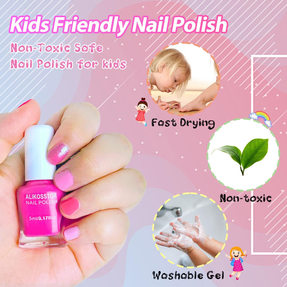 ALIKOSSTOR size comparison on a small fingernail to show precise coverage and control