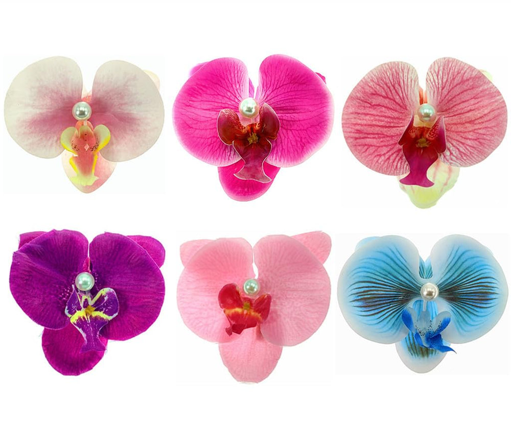 ALIMITOPIA floral clip front view showing bohemian accent and easy styling