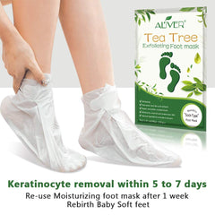 ALIVER person relaxing with feet elevated during a home spa treatment using mask