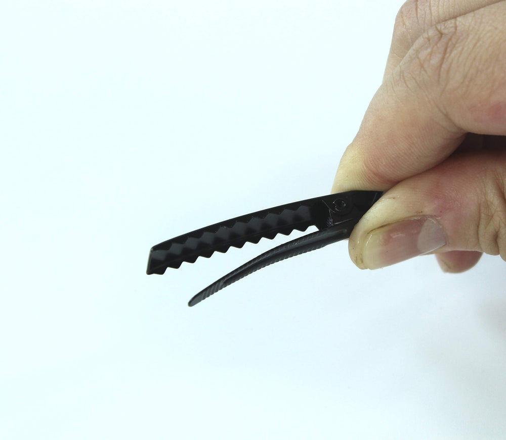 ALL in ONE bow clipped in hair, demonstrates secure hold and scale