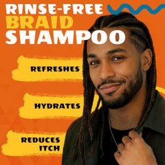 AllDay Locks spray action mist demonstrating easy no-rinse application