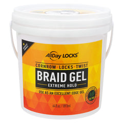 AllDay Locks bucket front showing product label and size for long-lasting hold