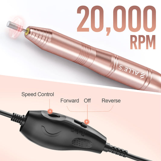 alle's handpiece aluminum body close-up showing texture and vents for better heat dissipation
