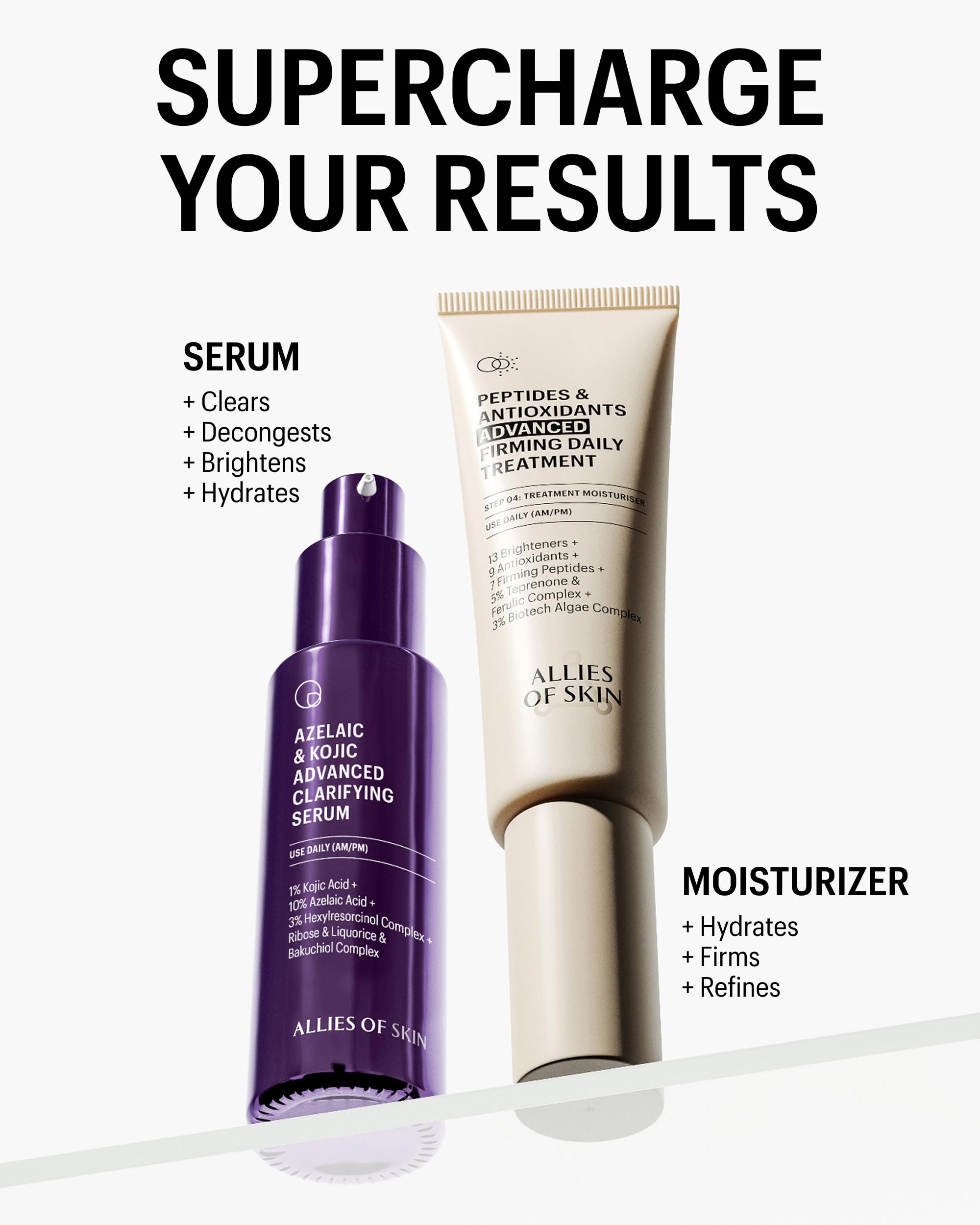 Allies of Skin bottle staged on bathroom counter for real-life routine use