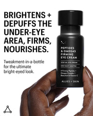 Allies of Skin cream on fingers demonstrating easy spread and immediate hydration