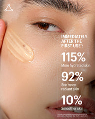 Allies of Skin bottle in hand to show 48ml scale and travel-friendly size