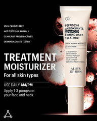 Allies of Skin label close-up showing active list and transparency benefit