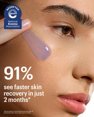 Allies of Skin pump dispenser close-up illustrating easy controlled application