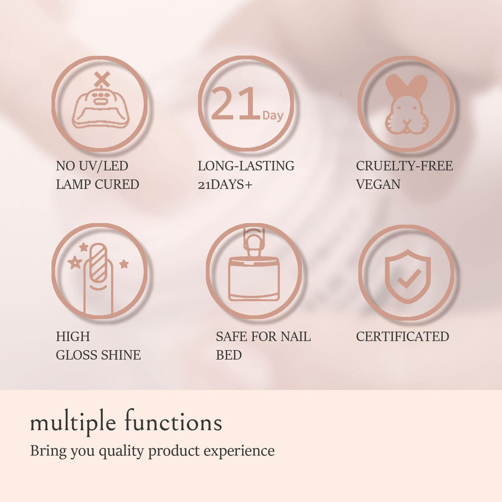 AILLSA at-home manicure lifestyle scene showing comfortable, lamp-free beauty routine