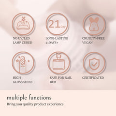 AILLSA at-home manicure lifestyle scene showing comfortable, lamp-free beauty routine