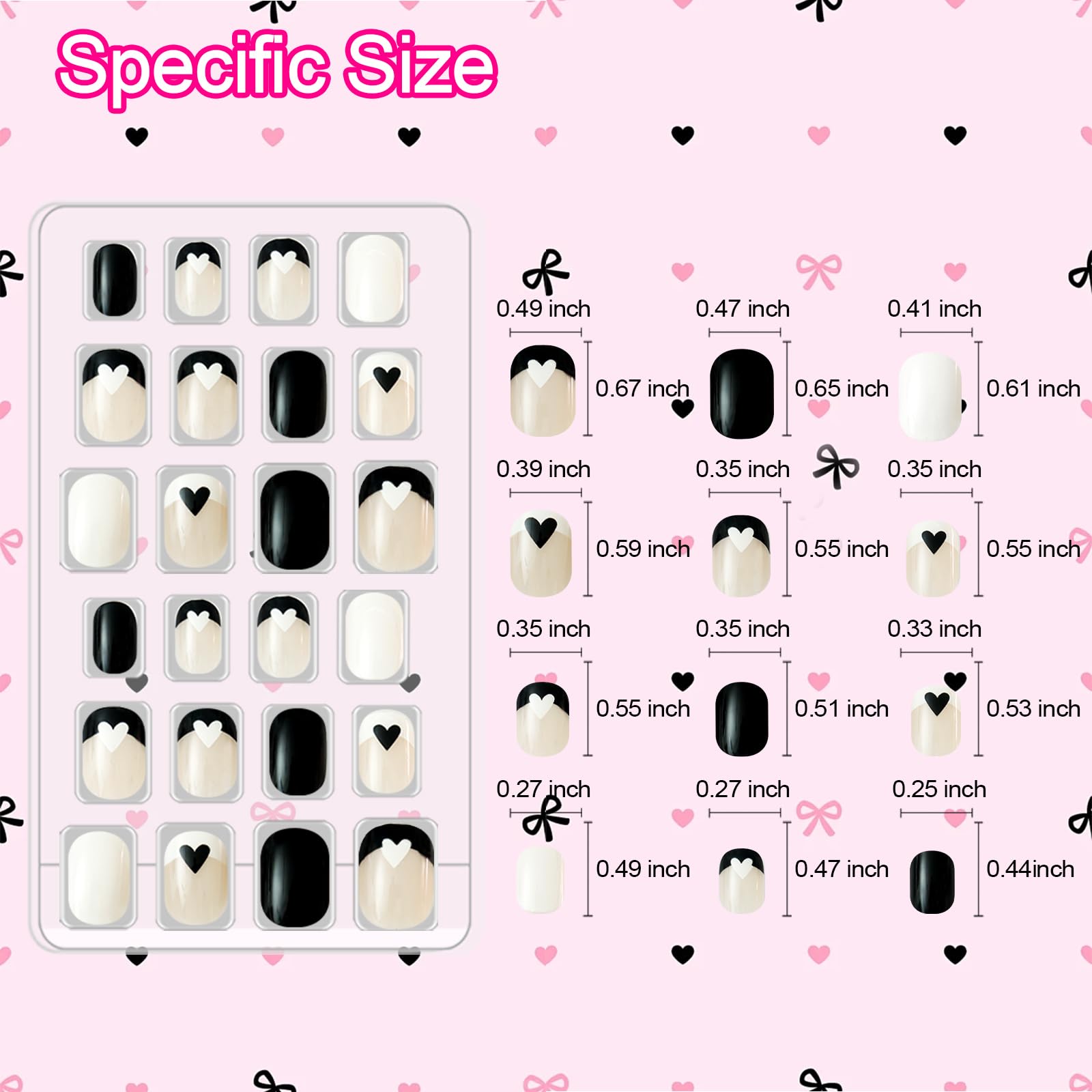 Allstarry close-up of short French tip nails highlighting smooth finish and durability
