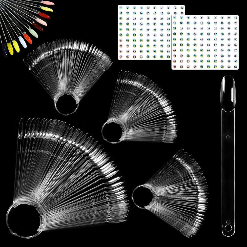 Allstarry clear swatch sticks front display showing tidy organization and fast selection