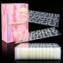Allstarry front packaging showing 50 sheets and product benefit clear organization