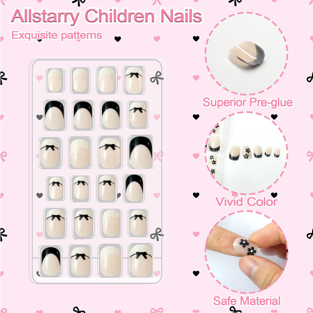 Allstarry nail size layout with 12 sizes visible for accurate fitting and selection