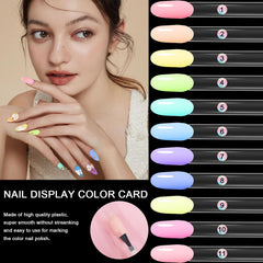 Allstarry holographic numbered stickers and metal rings displayed for quick cataloging
