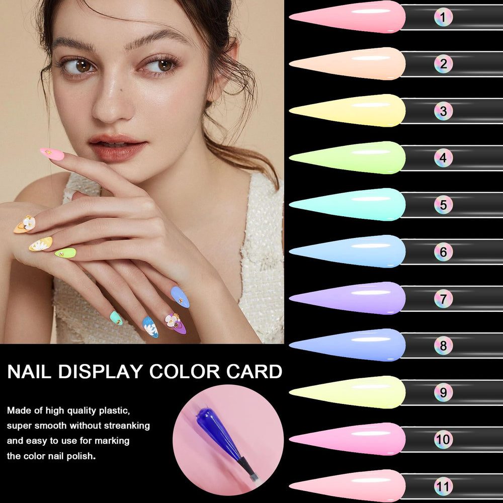 Allstarry numbered holographic stickers with metal rings, speeds up color finding benefit