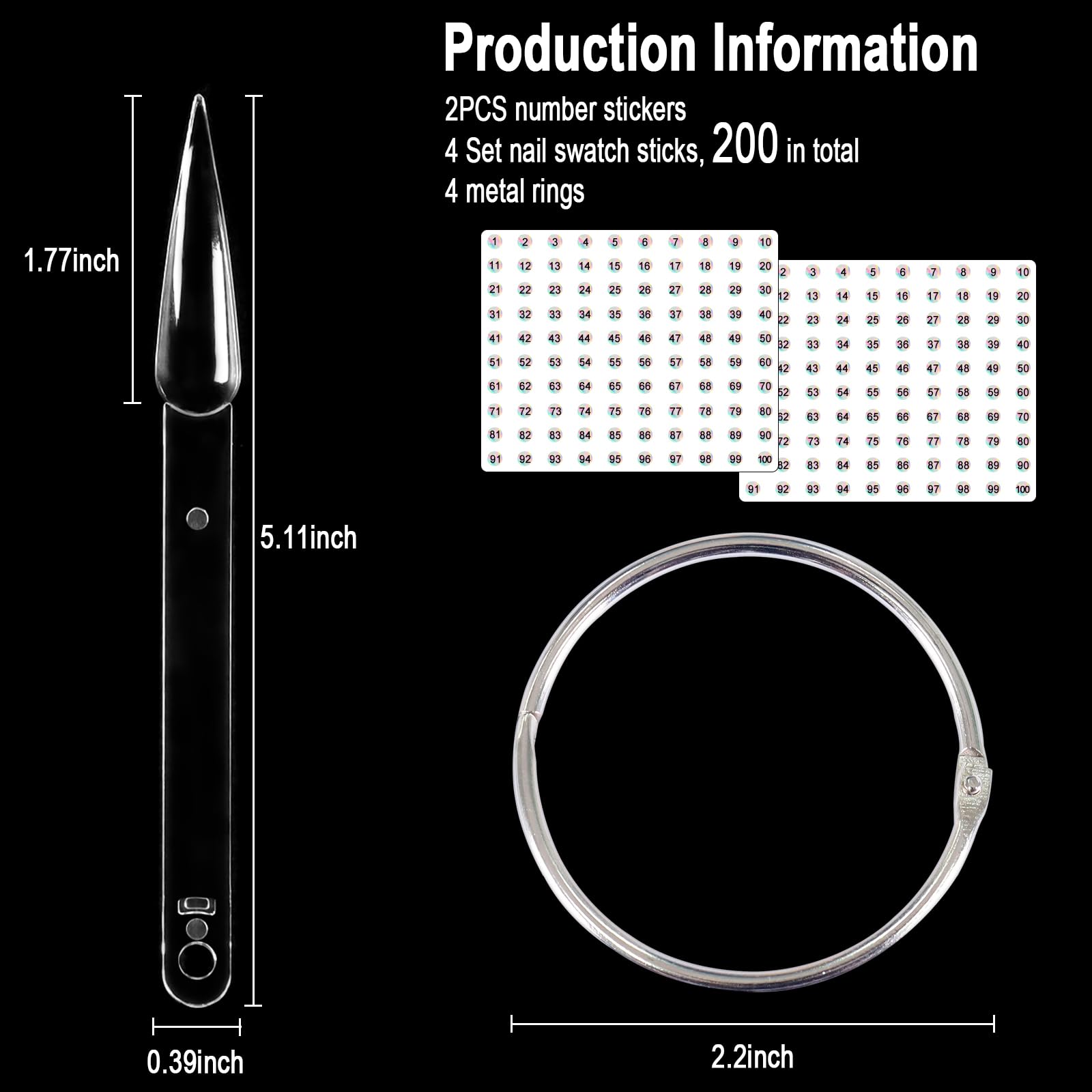 Allstarry close-up pointed tip and glossy surface, shows true color display benefit