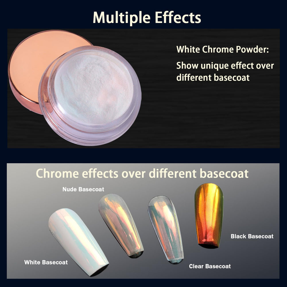 Allstarry pigment pressed into tacky gel layer showing mirror-like finish benefit