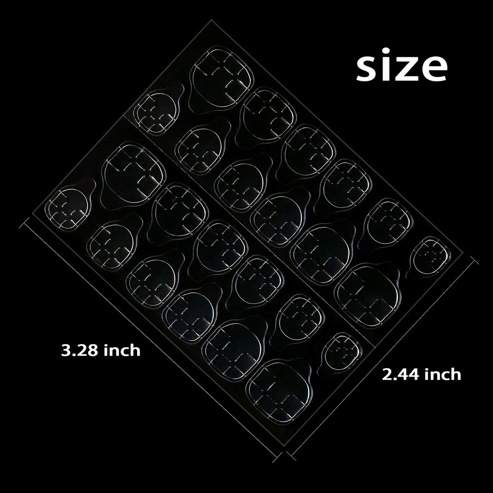 Allstarry close-up of a single adhesive tab sheet highlighting easy peel and accuracy