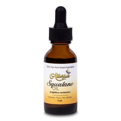 Allurials front bottle view showing clean label and pure oil benefit