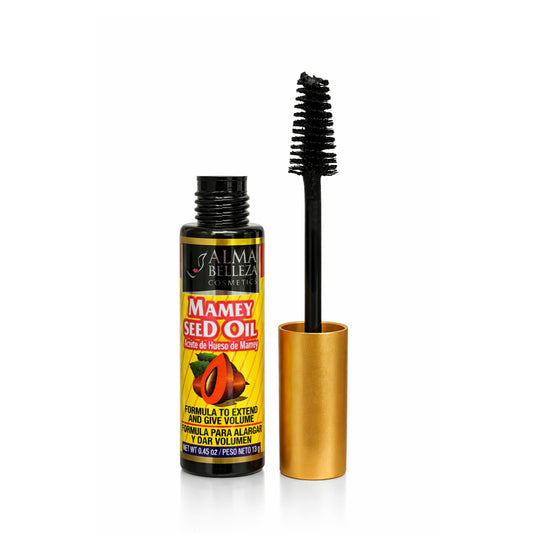 Alma Belleza brush close-up separating lashes for clump-free volume