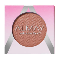 Almay front compact showing Nearly Nude shade and sleek packaging benefit