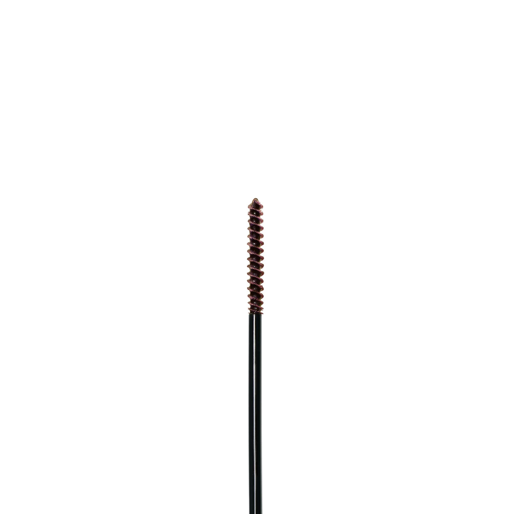 Almay brow gel in use on model showing groomed brows benefit: natural fuller look
