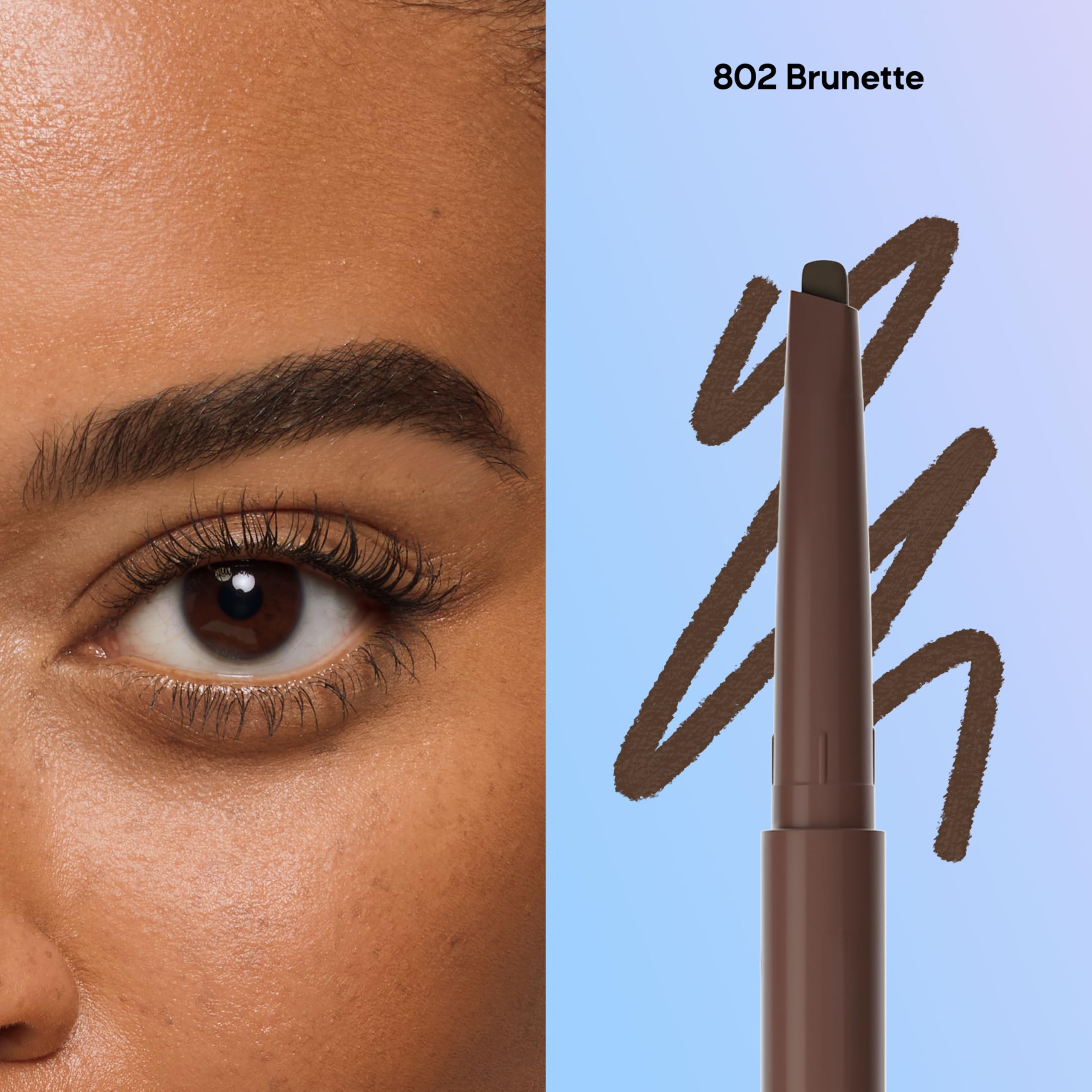 Almay brow pencil flat edge detail for filling sparse areas smoothly