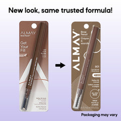 Almay side profile of pencil showing retractable, no-sharpen design