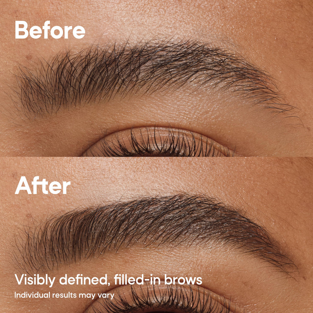 Almay texture stroke swatch demonstrating hair-like pigment payoff