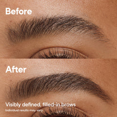 Almay texture stroke swatch demonstrating hair-like pigment payoff