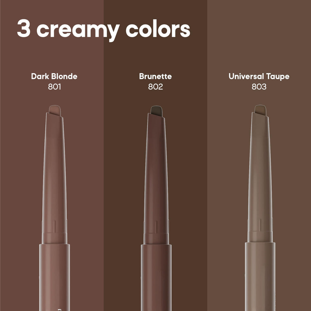 Almay brow pencil on vanity styled with mirror for everyday use