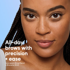 Almay brow pencil on bathroom counter lifestyle for everyday use