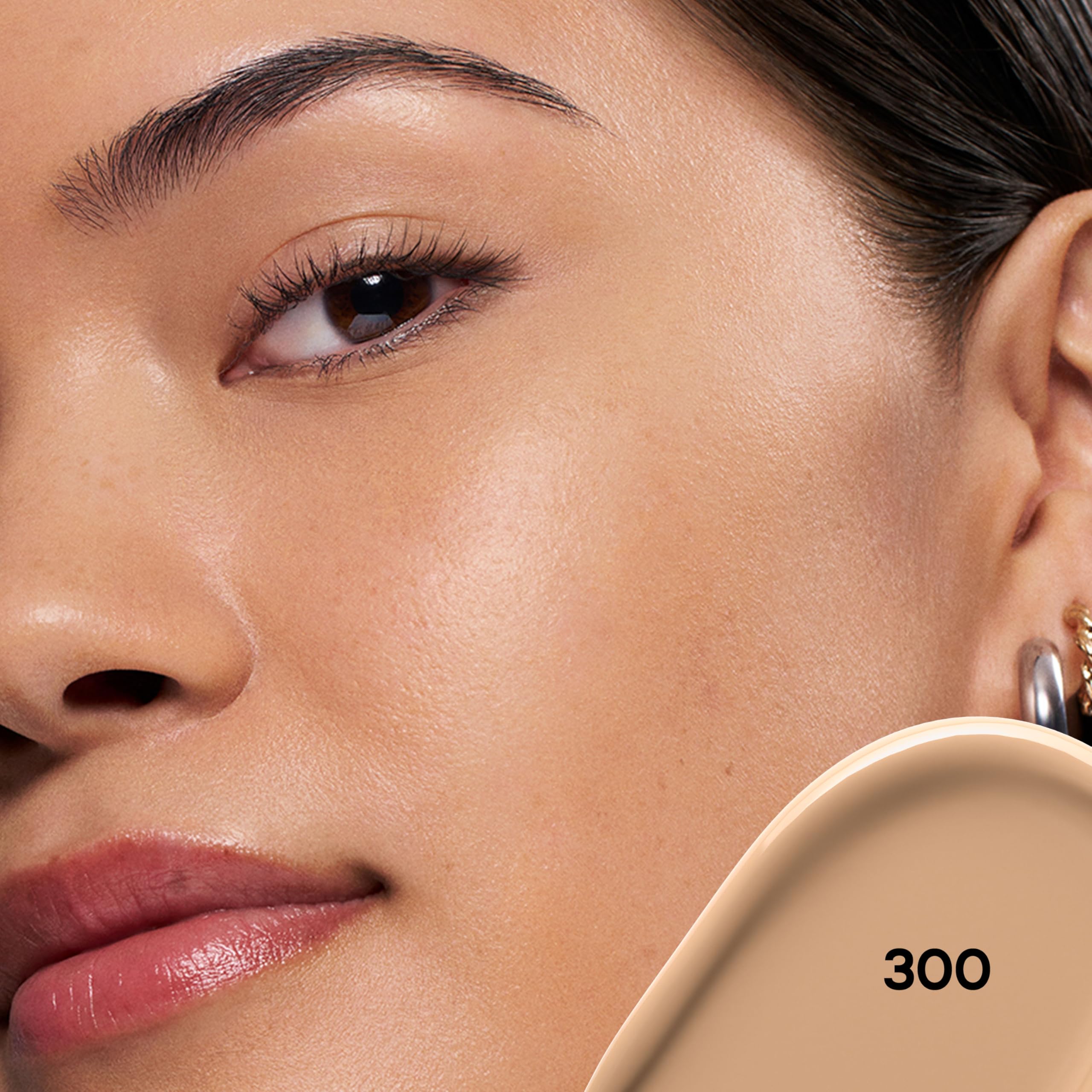 Almay Clear Complexion Concealer label close-up highlighting shade and vegan benefit