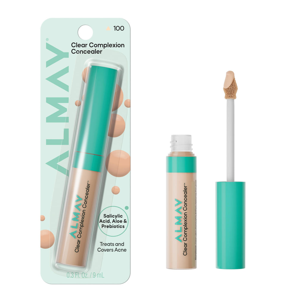 Almay front packaging showing product and shade 100 for quick identification and trust