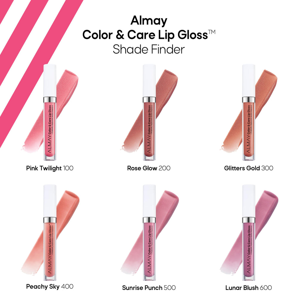 Almay swatch lines on arm showing sheer buildable rose color