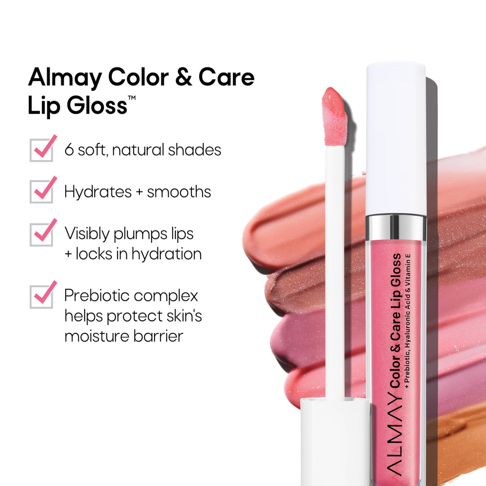 Almay texture swipe on fingers showing hydrating, cushiony finish