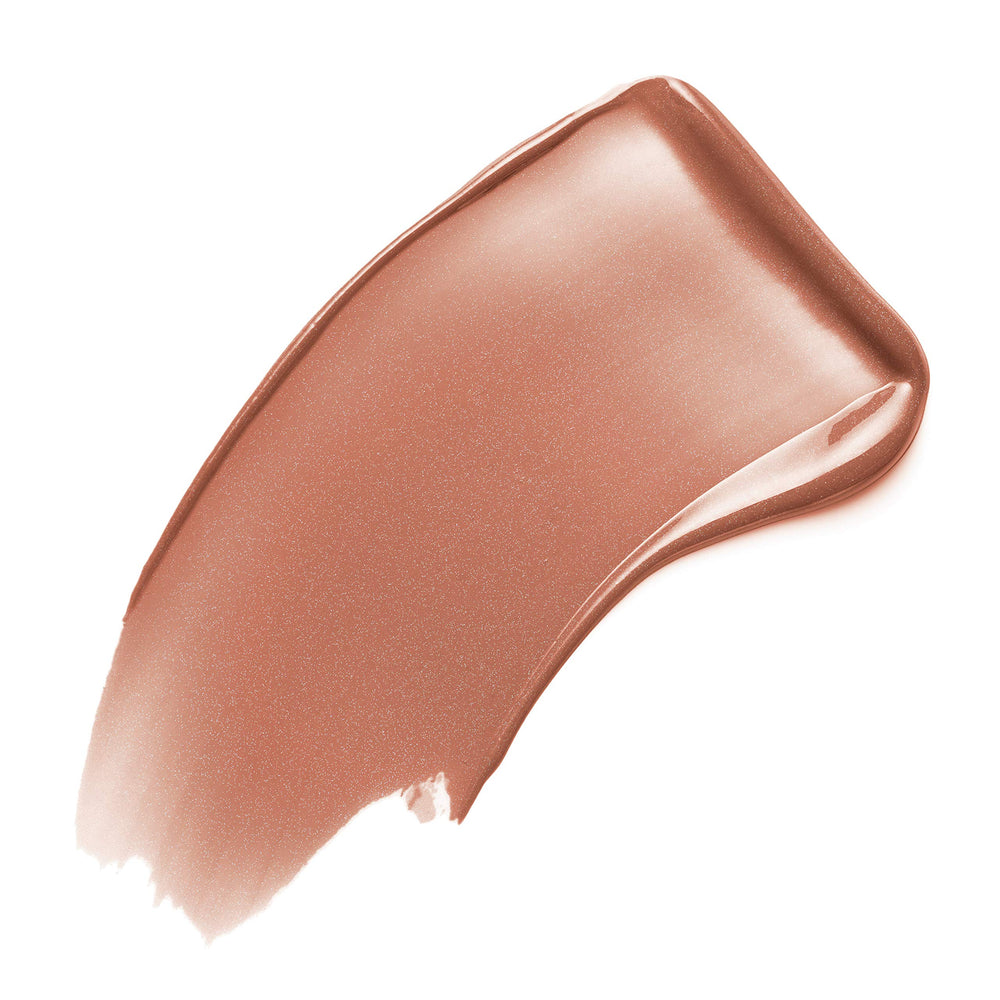 Almay Dulce De Leche texture closeup revealing glossy, non-sticky finish benefit
