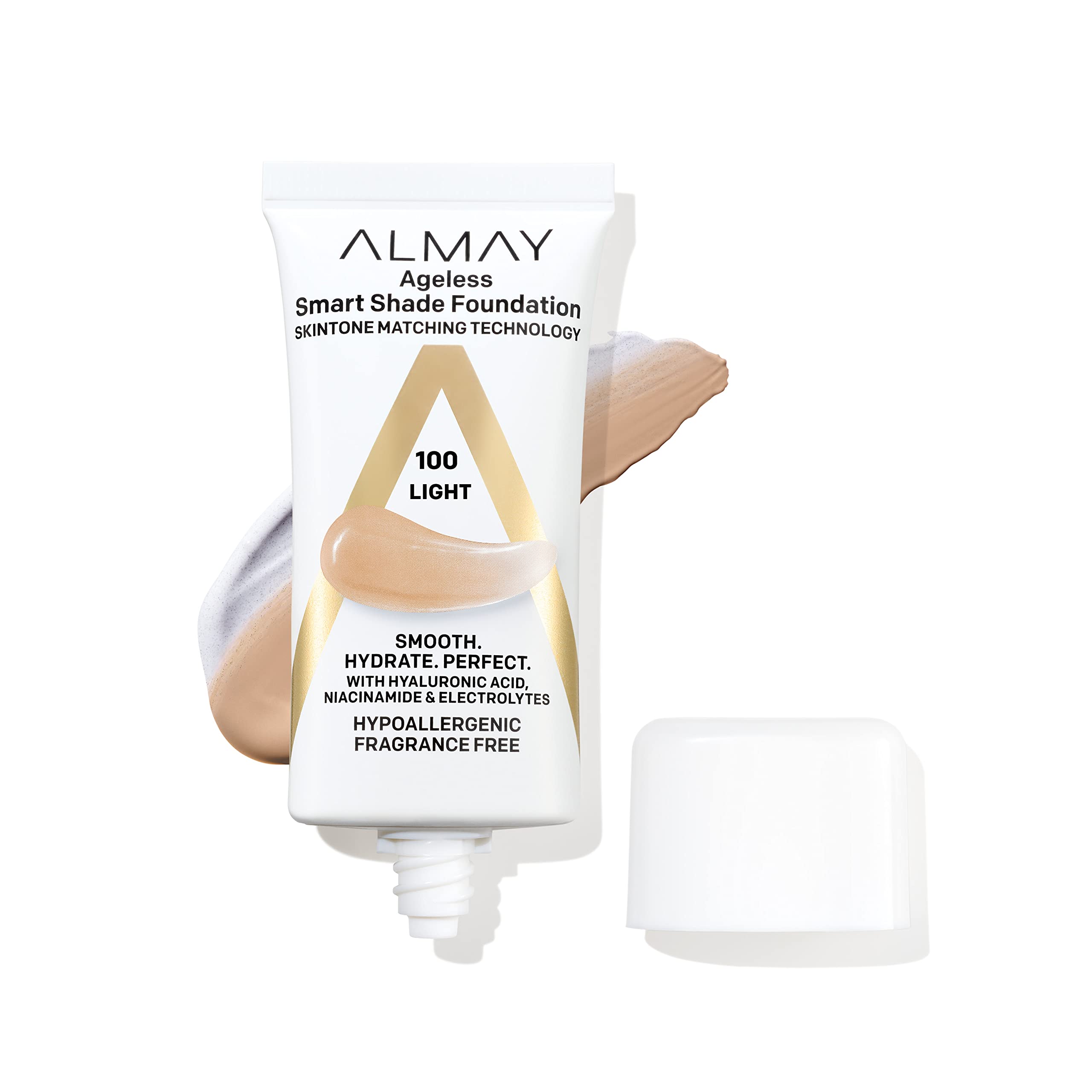 Almay front packaging showing product and shade for easy identification and trust