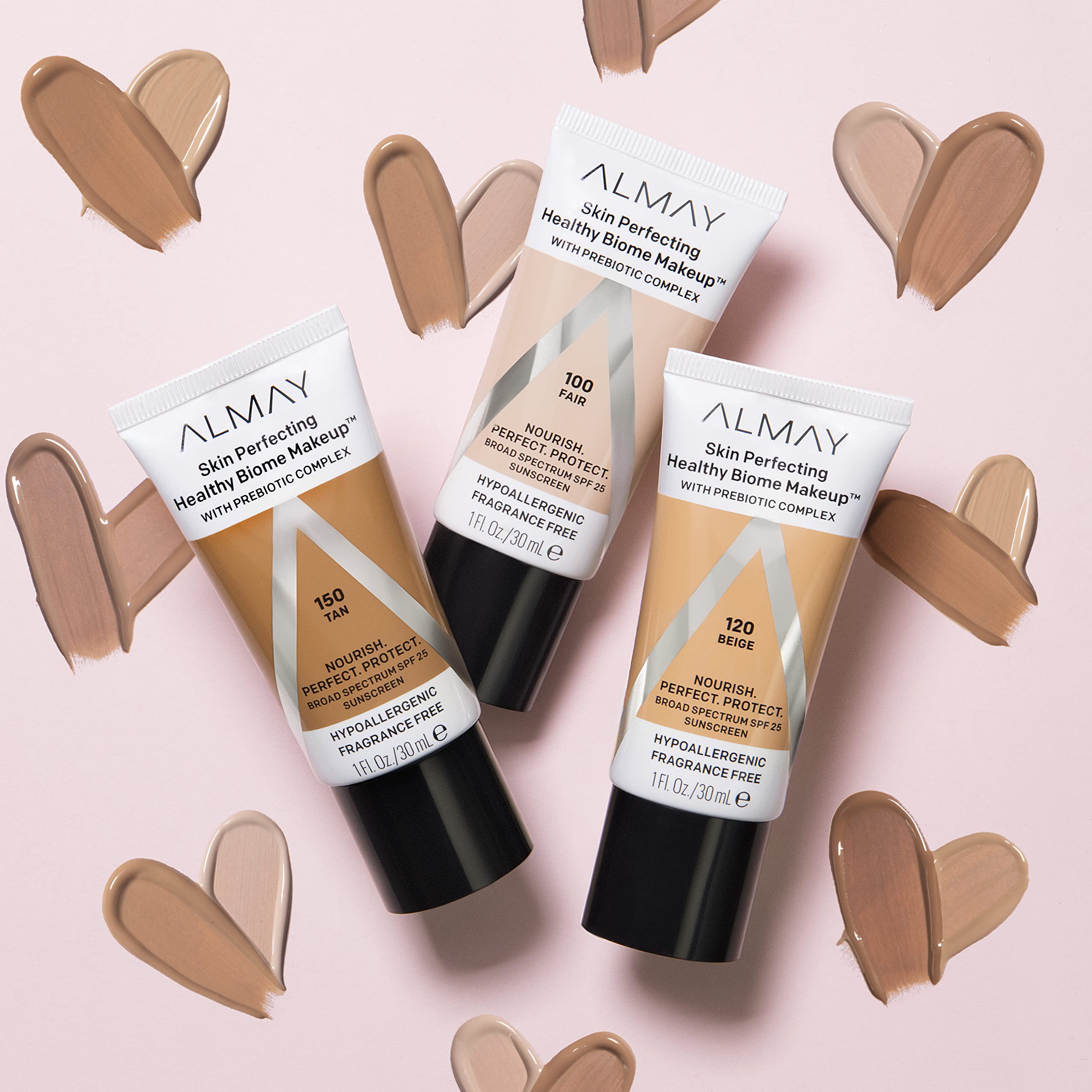 Almay packaging showing PCR materials for sustainability benefit