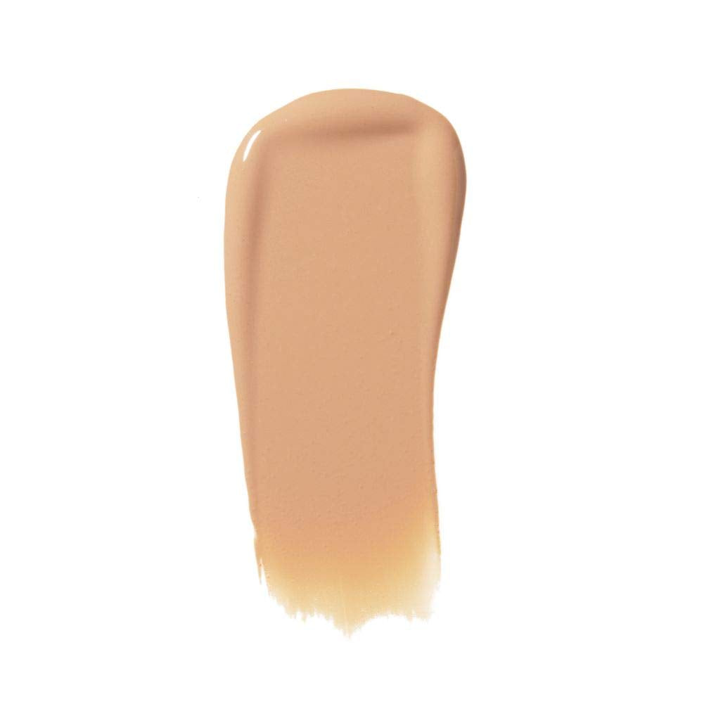 Almay foundation texture on skin demonstrating smooth blendability benefit