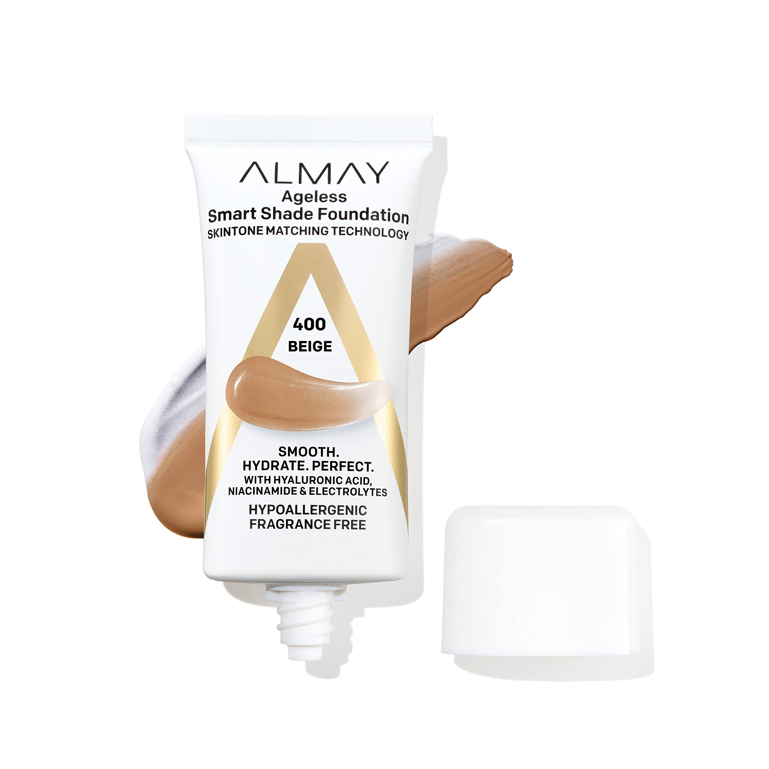 Almay front packaging 400 Beige showing shade and product benefit