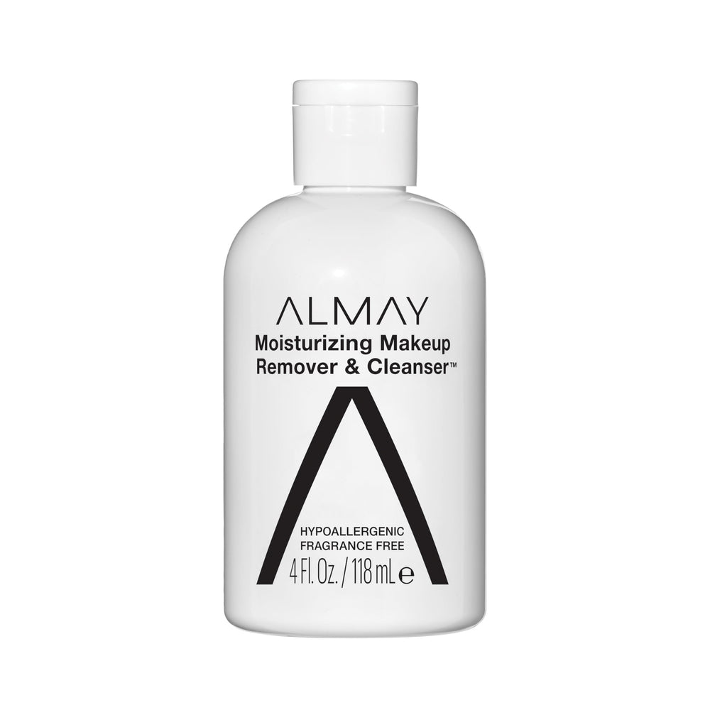 Almay front packaging showing bottle and label for easy identification and benefits