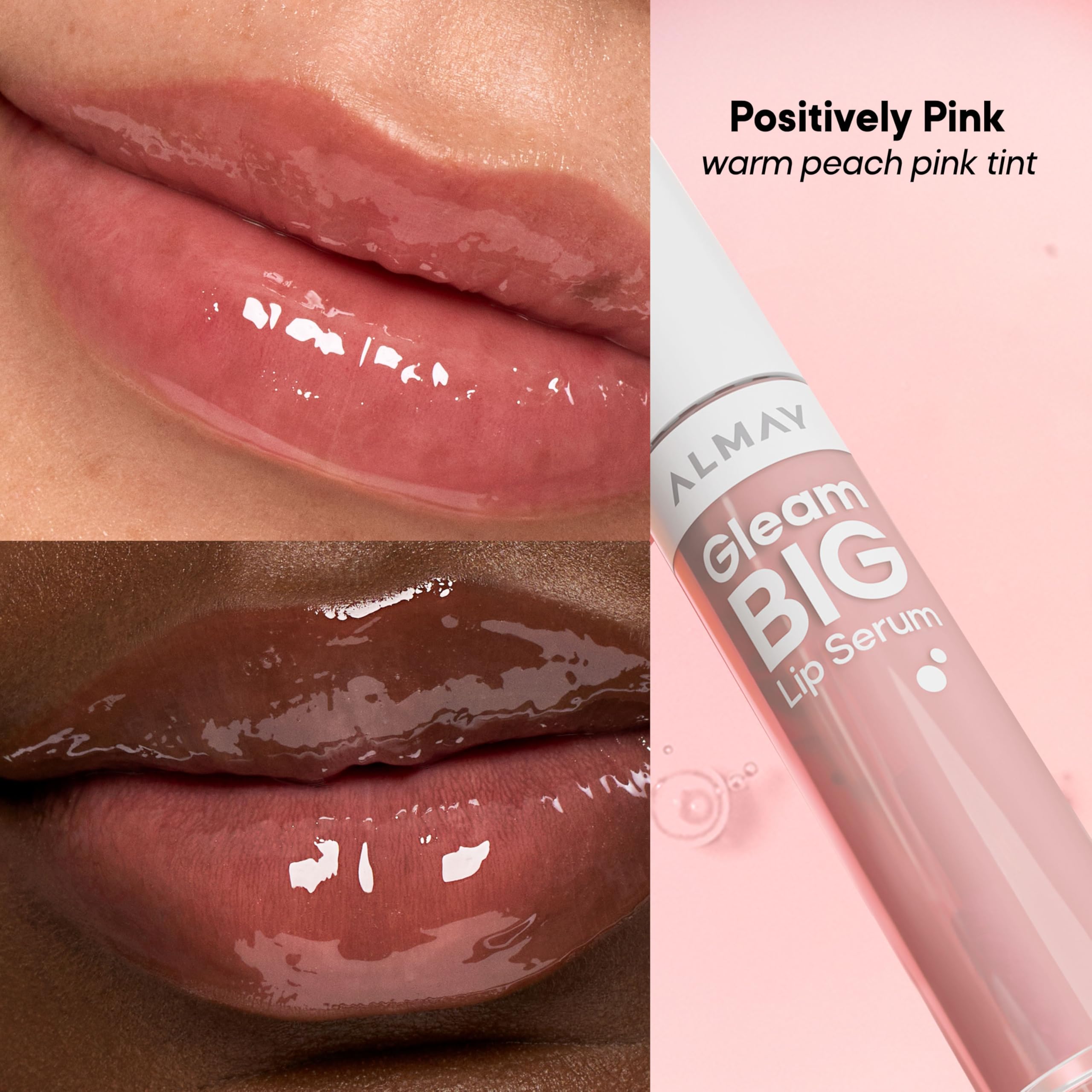 Almay Gleam Big plush applicator close-up for smooth precise application
