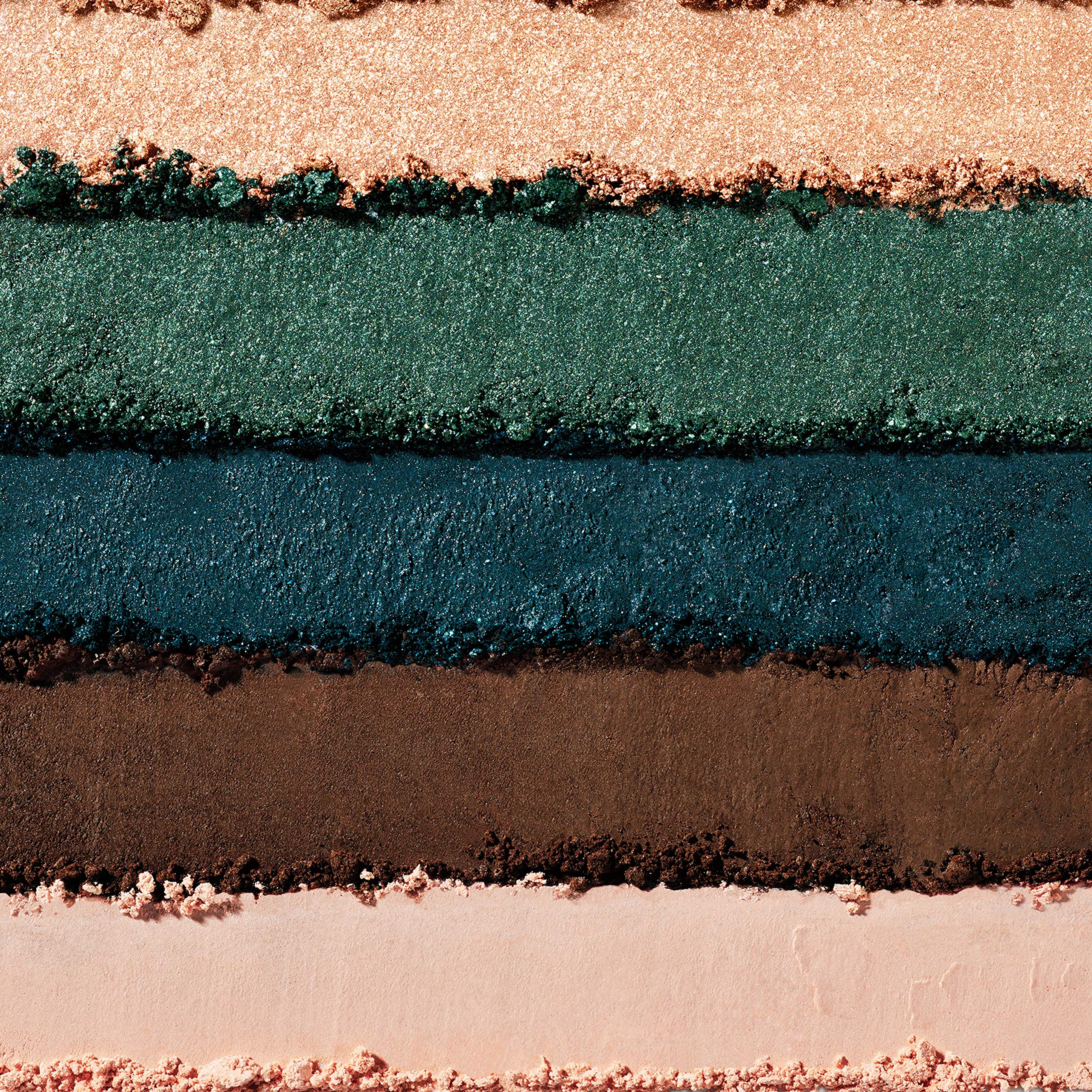 Almay open palette displaying four shades and primer for easy application
